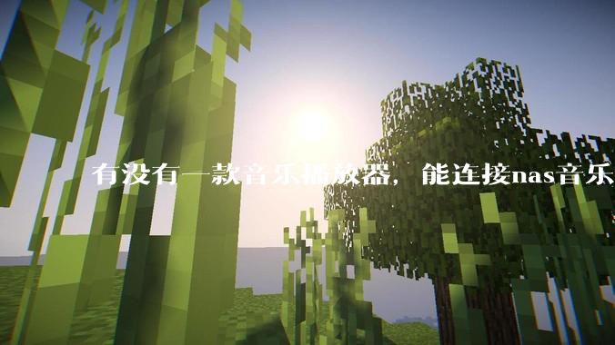 有没有一款音乐播放器，能连接nas音乐，创建音乐库，自动匹配歌词封面等等？类似infuse的概念呢？