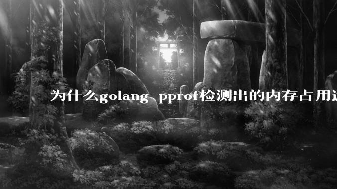 为什么golang pprof检测出的内存占用远小于top命令查看到的内存占用量？